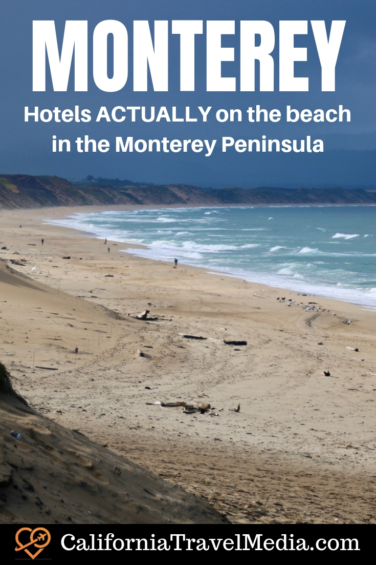 Monterey Peninsula â€“ Hotels on the Beach | Where to get a hotel ACTUALLY on the beach in the Monterey Peninsula #travel #trip #vacation #monterey #carmel #monterey-peninsula #pacific-grove #california #hotels #cannery-row #beach #lovers-point #fishermans-wharf #places-to-stay 