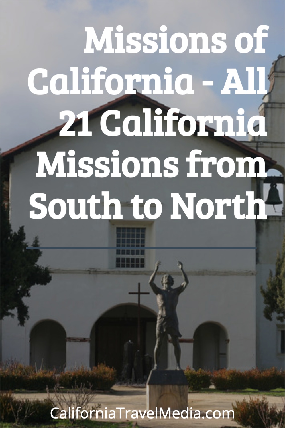 Missions of California with Map - All 21 California Missions from South to North #california #missions #history #spanish #father-serra #places #map