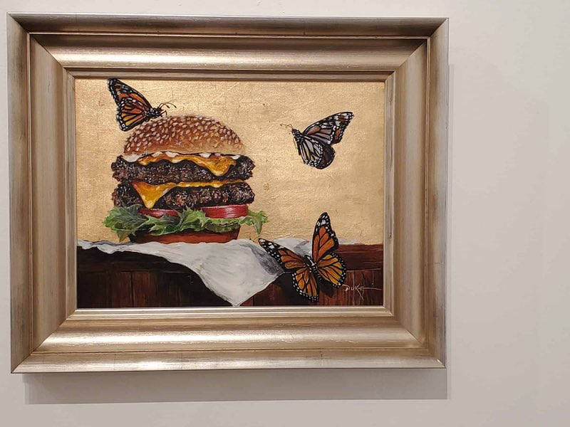 Oceanside Museaum of Art - Duke Windsor burger butterflies