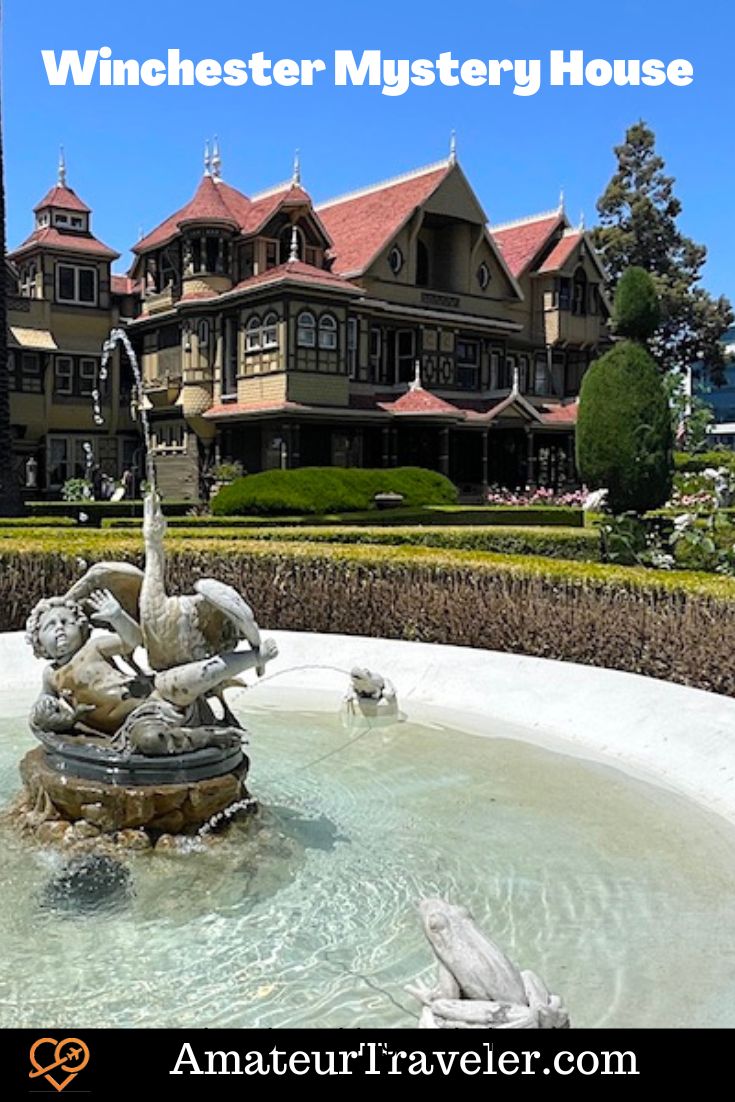 Winchester Mystery House in San Jose #sanjose #mystery #hauted #california #travel #vacation #trip #holiday