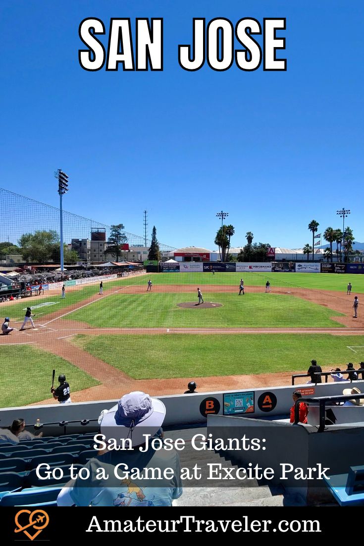 San Jose Giants: Go to a Game at Excite Park #sanjose #california #basebal #travel #vacation #trip #holiday